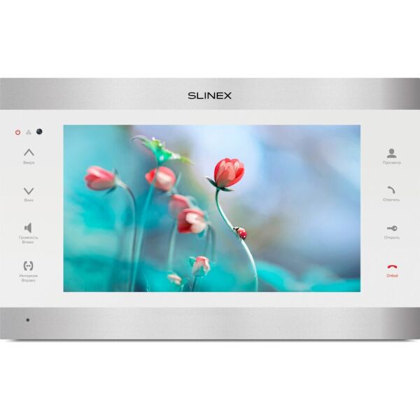 

Видеодомофон Slinex SL-10IPT FHD silver+white