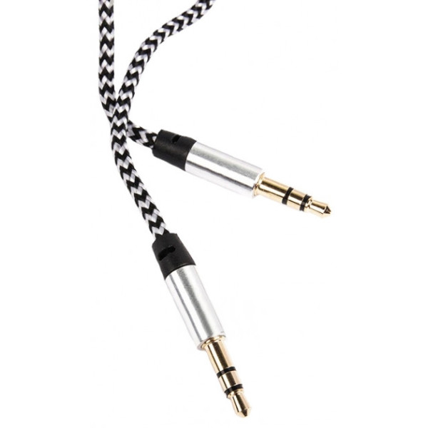 

Кабель Ultra 3.5 мм - 3.5 мм 1 м Black/White (UC74-0100 black+white)