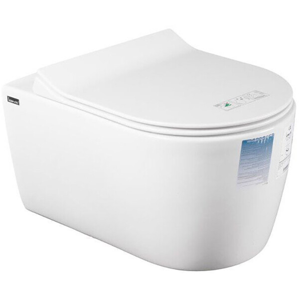 

Унитаз Idevit Alfa Iderimless с сидением Soft Close SETK3104-2616-001-1-6000
