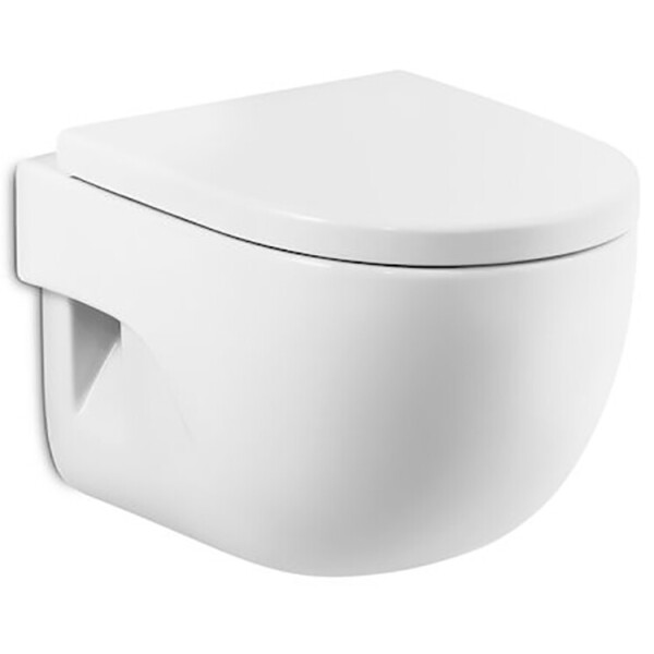 

Унитаз ROCA Meridian-N Compacto укороченный A34H248000 с сидением Soft Close