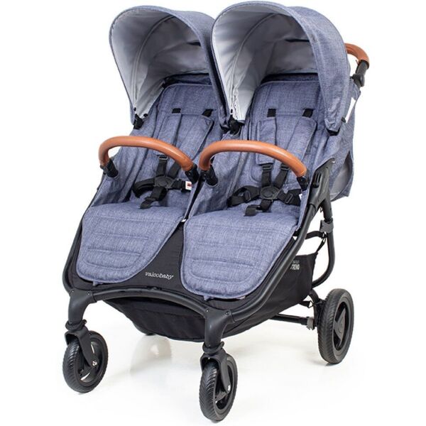 

Детская коляска универсальная 2в1 для двойни Valco baby Snap Duo Trend Denim (9937.9902.9872)