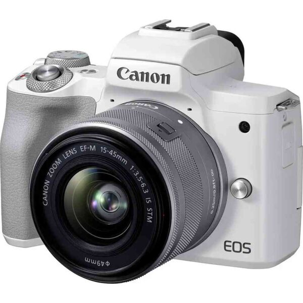 

Фотоаппарат Canon EOS M50 Mark II kit (15-45mm) IS STM White (4729C028)