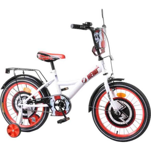 

Велосипед детский TILLY Hero T-218212/1 white red Двухколесный 18" Белый (all218212)