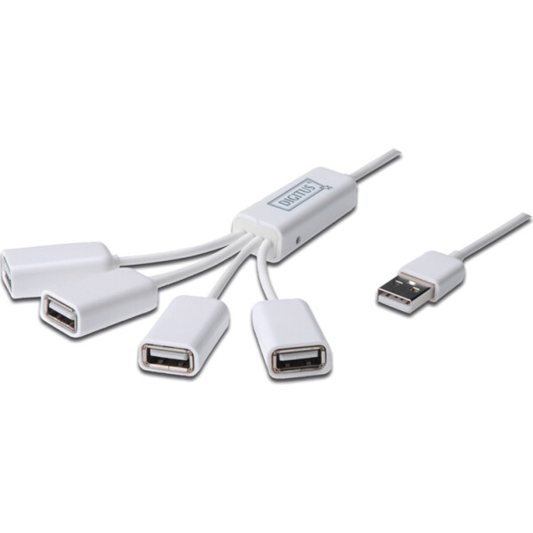 

USB2.0 Digitus 4 порта White (DA-70216)