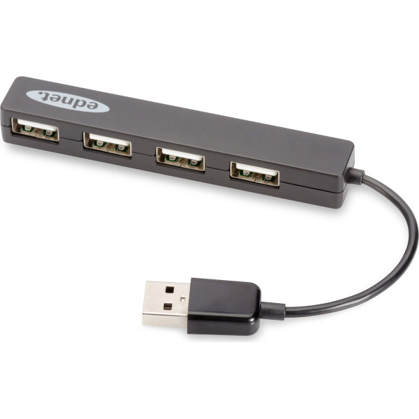 

USB2.0 Digitus Ednet 4 порта Black (85040)