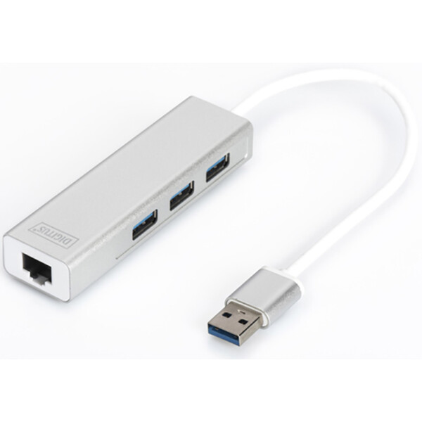 

USB3.0 + Gigabit LAN Digitus 3 порта (DA-70250-1)