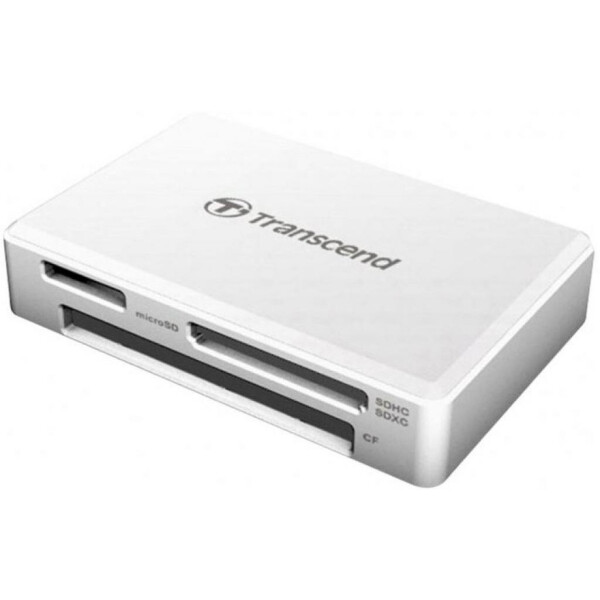

Универсальный картридер USB 3.2 Gen 1 / 3.1 Gen 1 Transcend TS-RDF8W2 белый