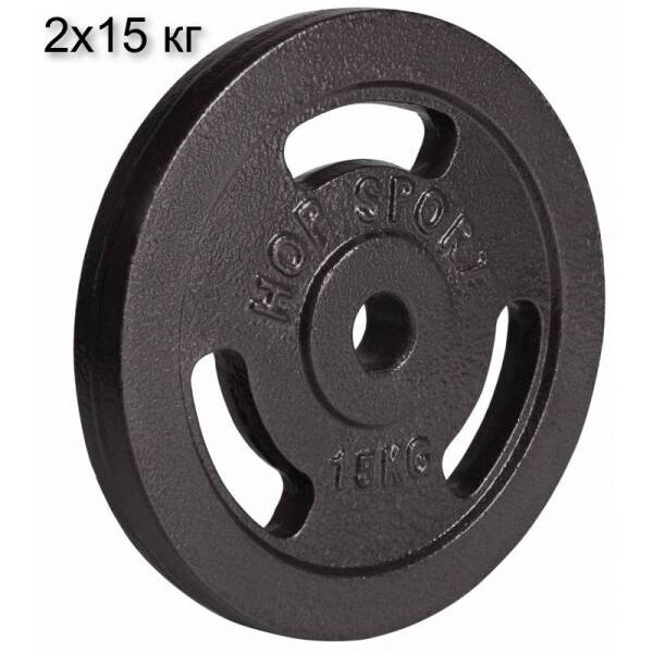 

Сет с металлических дисков Hop-Sport Strong 2x15 кг (UT-00000557)