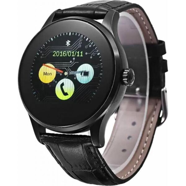 

UWatch K88H Black Leather Strap