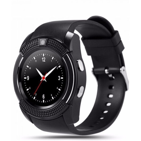 

Умные смарт часы Smart Watch V8 NEW Сенсорные Фитнес браслет - трекер с шагомером Black