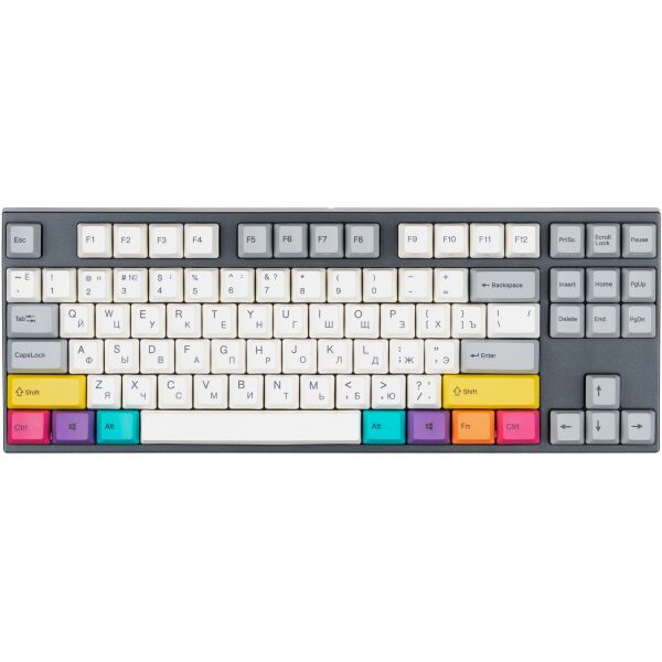 

Клавиатура Varmilo VA87M CMYK Cherry MX Brown (VA87MN2W/LLK12RB)
