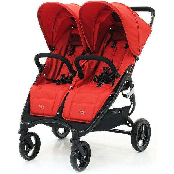 

Детская коляска универсальная 2в1 для двойни Valco baby Snap Duo Fire Red (9885.9969.9963.9963)