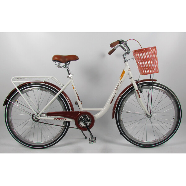 

Велосипед Titan VALENCIA 26" белый с корзиной