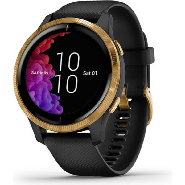 

Смарт-часы Garmin Venu GPS Wearable Device Black/Gold (010-02173-39)