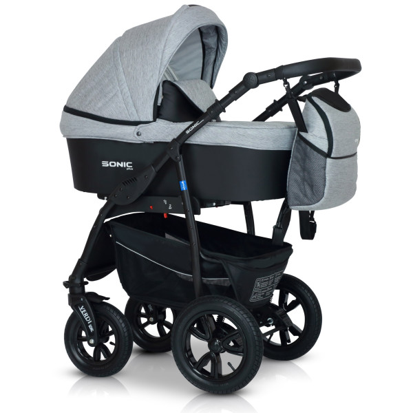 

Детская коляска универсальная 3 в 1 Verdi Sonic Plus 06 (grey/black)