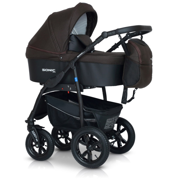 

Детская коляска универсальная 3 в 1 Verdi Sonic Plus 08 (brown/black)