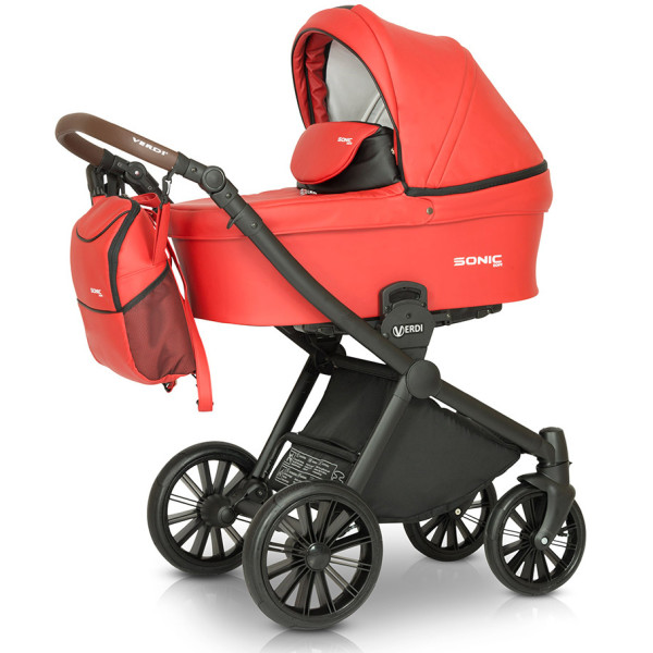 

Детская коляска универсальная 3 в 1 Verdi Sonic Soft 04 (red)