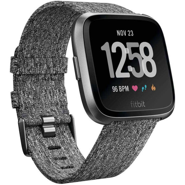 

Fitbit Versa Special Edition (FB505BKGY) Charcoal Woven