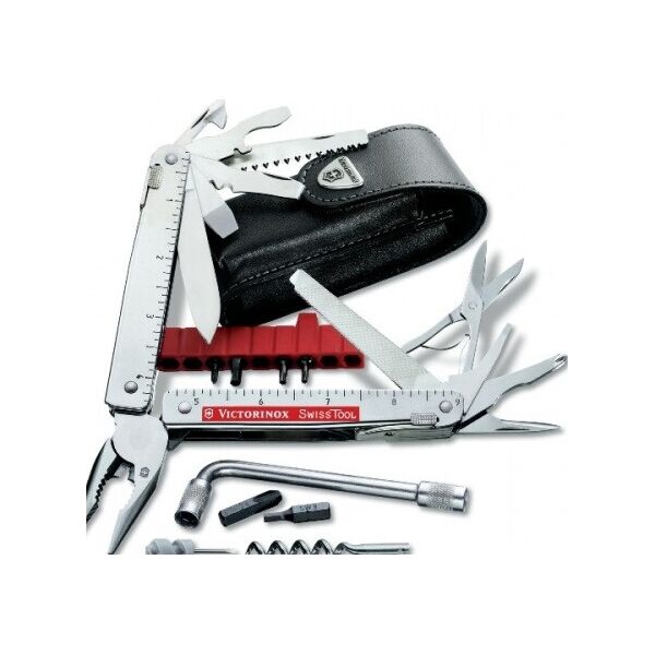 

Мультитул Victorinox Swisstool в кожаном чехле 3.0338.L