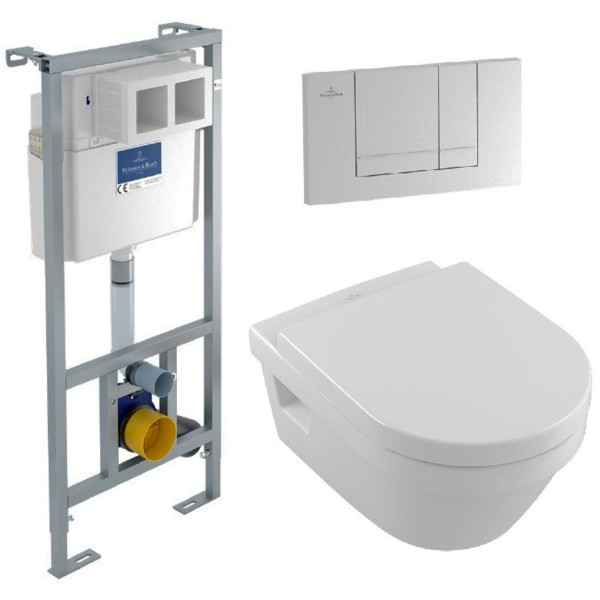 

Инсталляция с унитазом VILLEROY & BOCH ARCHITECTURA, 5684HR01+92214200+92214361