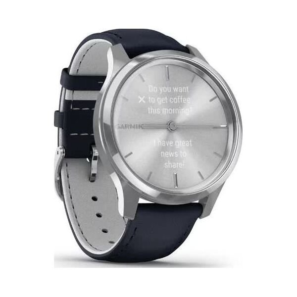 

Смарт-часы Garmin vivomove Luxe Silver-Blue Leather (010-02241-20)