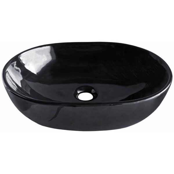 

Умывальник VOLLE AMADEUS M 48*35*14,5 см овальный черный, накладной,13-06-06Black