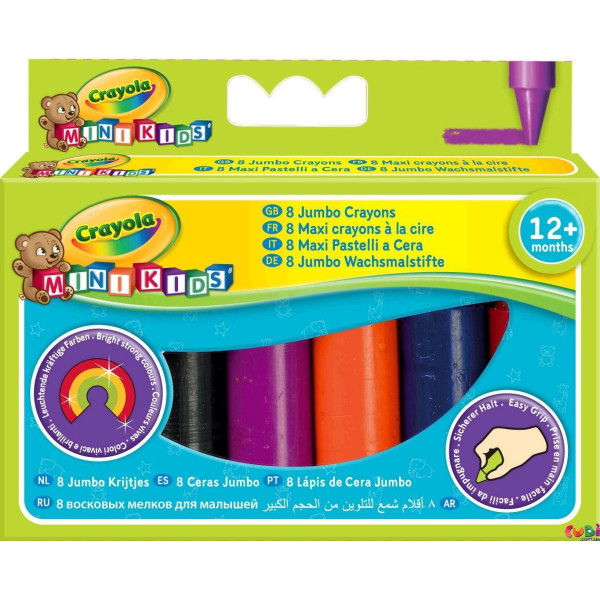 

Восковые мелки Crayola Mini Kids Jumbo 8 шт (0080)