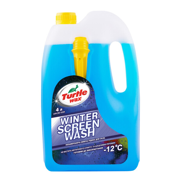 

Жидкость для стеклоомывателя "Жидкое пламя" Turtle Wax -12C 4л (W-4050)