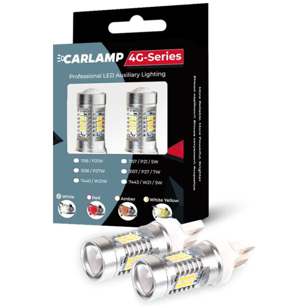 

Светодиодная лампа CARLAMP 4G-Series W21W-T20 RED (4G21/7440Red)