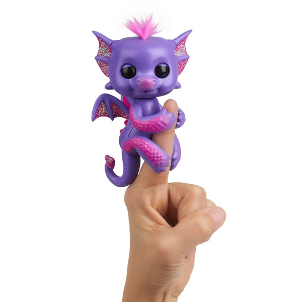 

Интерактивная игрушка WowWee Дракончик Fingerlings фиолетовый (W3580/3582)