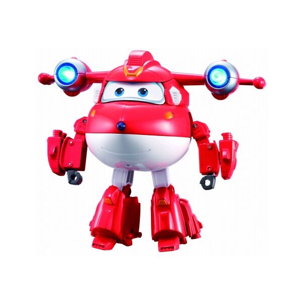 

Игровая фигурка-трансформер Super Wings Supercharge Lights&Sounds Jett, Джетт, свет, звук (EU740431)