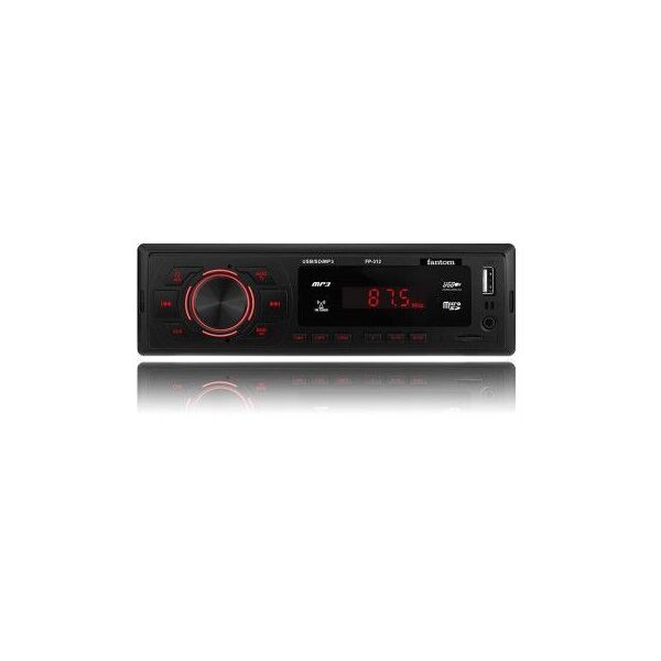 

1Din магнитола Fantom FP-312 Black/Red (W6987)