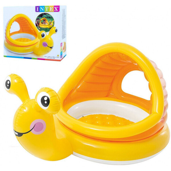

Детский бассейн Intex Lazy Snail Shade Baby Pool, 53 л (57124)