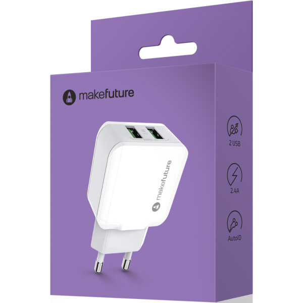 

MakeFuture 2USB (2.4A) White