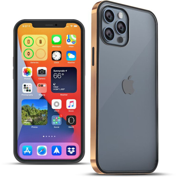 

Чехол DEF Bumper case Gold для Apple iPhone 12 Pro