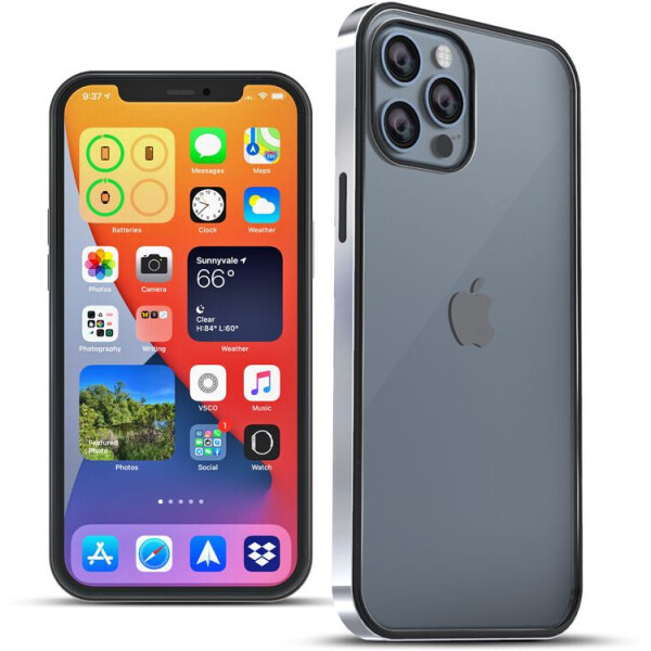 

Чехол DEF Bumper case Silver для Apple iPhone 12 mini
