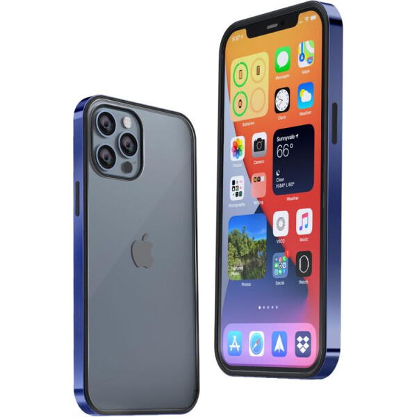 

Чехол DEF Bumper case Blue для Apple iPhone 12 mini