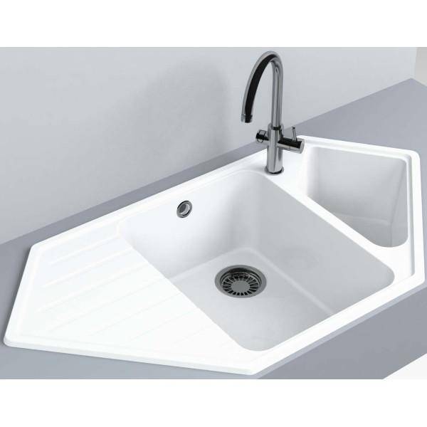

Кухонная мойка MIRAGGIO TIRION 970х497х202 white