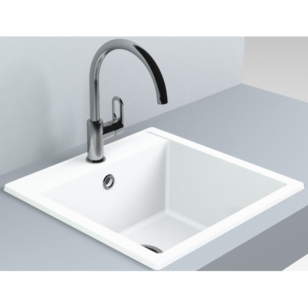 

Кухонная мойка MIRAGGIO BODRUM 510 510х500х210 white