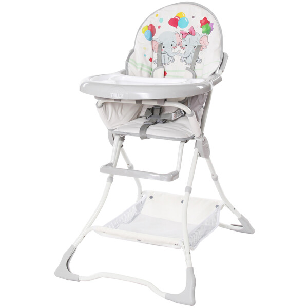 

Стульчик для кормления TILLY Buddy T-633/1 White Elephants