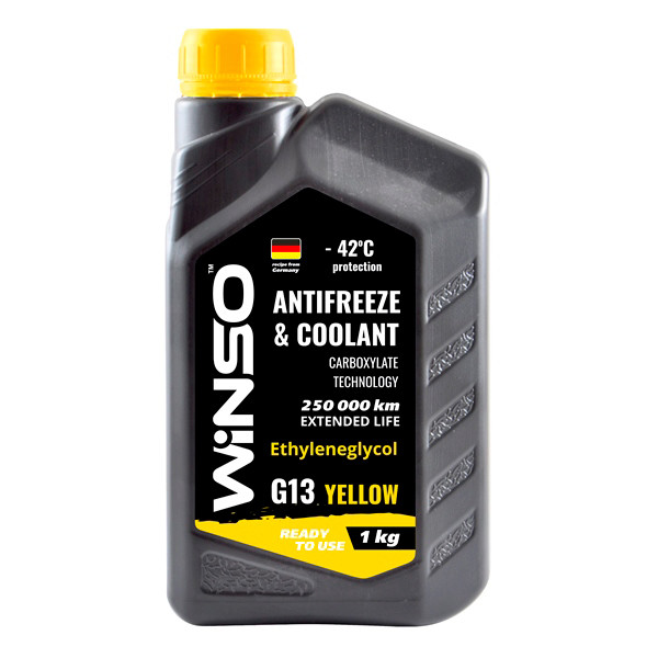 

Антифриз Winso Yellow G13 -42 °С 1 кг Желтый (880940)