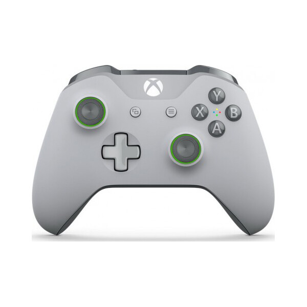 

Microsoft Xbox One S Wireless Controller with Bluetooth (Grey/Green)