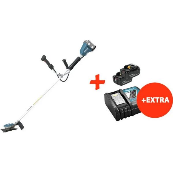

Аккумуляторная коса Makita DUR365UZ+2 акк.18V 5 Ah+быстрозарядное ЗУ (DUR365RT2)