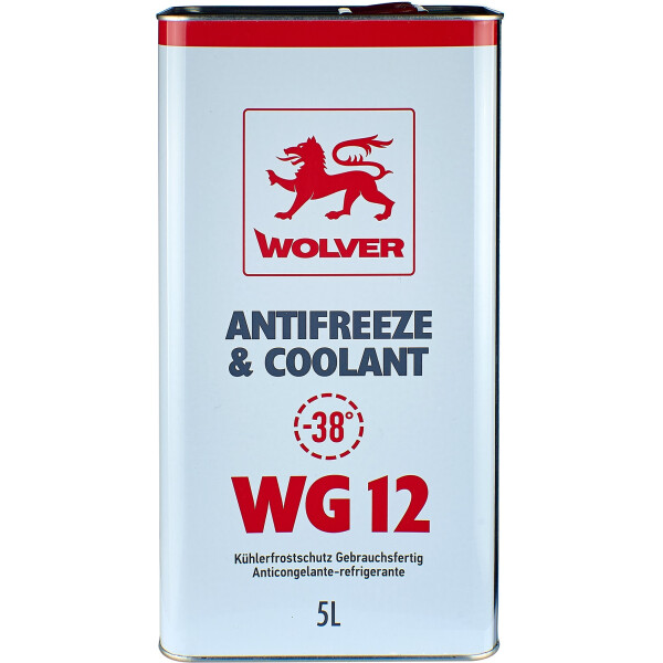 

Антифриз WOLVER WG12 Ready крас. 5л