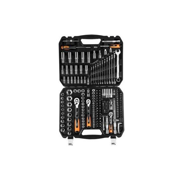 

Набор инструментов NEO, 219 ед., 1/2 ", 3/8", 1/4 ", CrV (08-671)