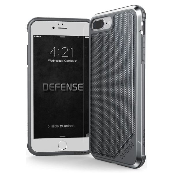 

Чехол X-Doria Defense Lux Ballistic Nylon Grey для iPhone 8 Plus