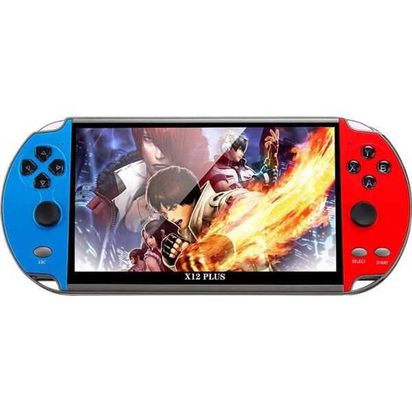

Портативная игровая консоль X12 Plus с большим дисплеем 7 дюймов + 16 Гб памяти и 9999 встроенных игр