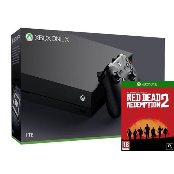 

Microsoft Xbox One X 1TB + Игра Red Dead Redemptoin 2