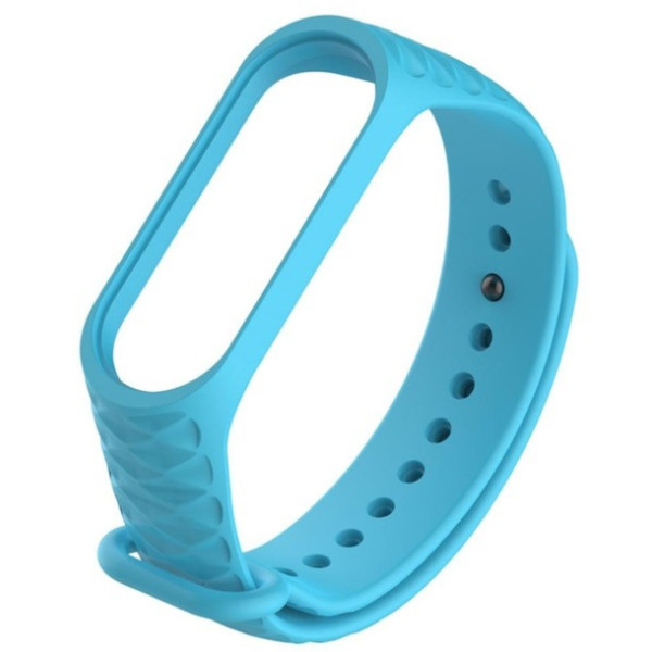 

Ремешок для фитнесс браслета Mi Band 3 Gasta Fluted color Light Blue