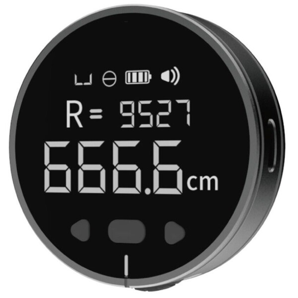 

Рулетка электронная линейка Duke Small Q Black